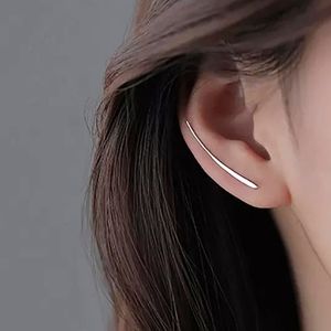 Silver Ear Climber Earring